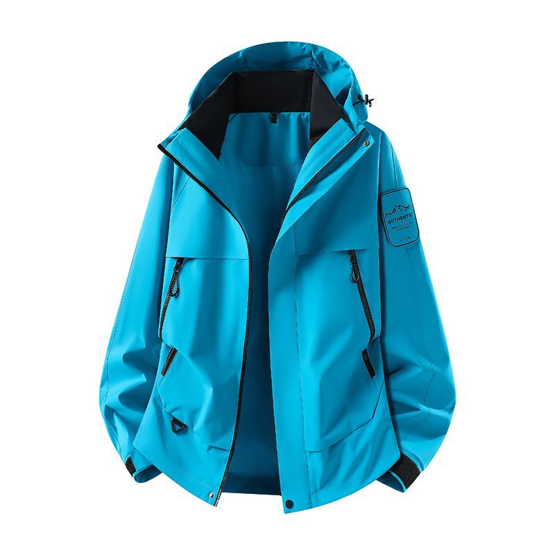 Unisex Hooded Casual Cargo Jacket for Outdoor